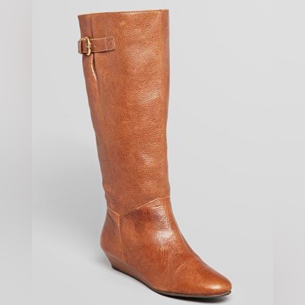 Steve Madden Intyce Pebble Leather boots - Cognac (NEW SOLES!!!)